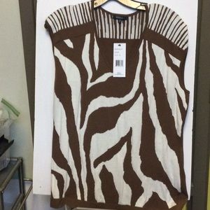 Lafayette 148 sweater sleeveless ladies top NWT